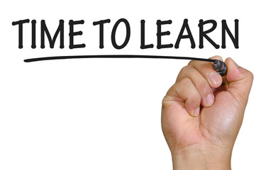 hand writing time to learn