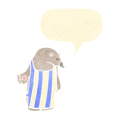 cartoon polar bear mom