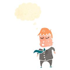 cartoon man in nice suit