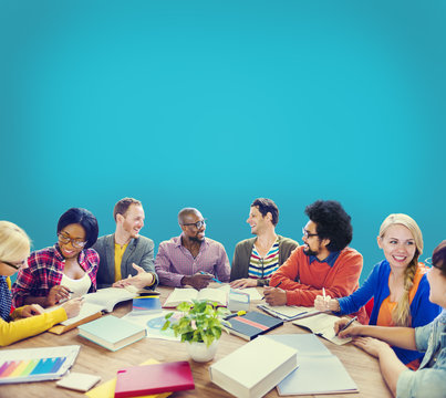 Hipster Technology Teamwork Collboration Friendship Concept