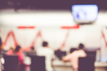 customer in store blur background with bokeh