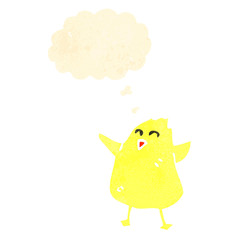 cartoon baby chick