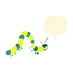 funny cartoon caterpillar