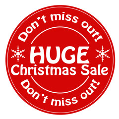 Huge Christmas Sale