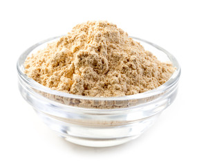 bowl of maca powder