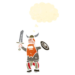 cartoon angry viking
