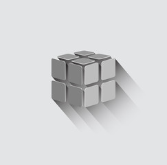 Obraz premium 3D cube icon