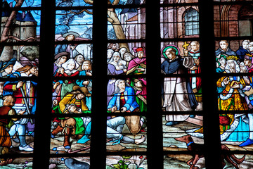 Les vitraux de la collégiale Saint Aubin de Guérande 