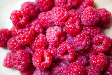 Raspberry fruit background
