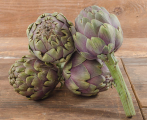 Fototapeta premium Fresh artichokes