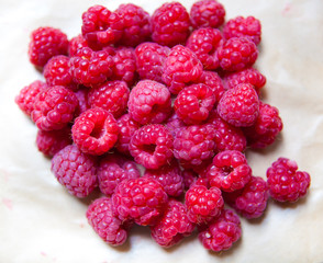 Raspberry fruit background