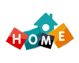 Home geometric banner design