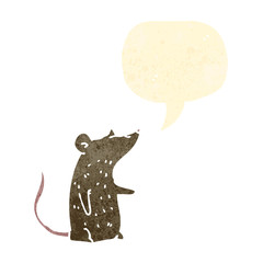retro cartoon mouse