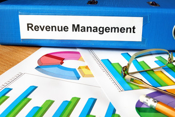 Folder with label Revenue Management  and charts.