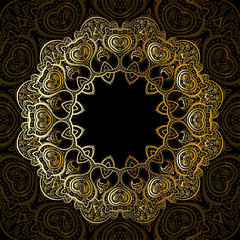 Gold mandala