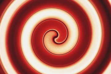abstract red spiral