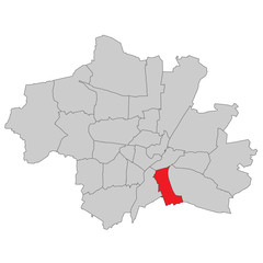 München Obergiesing-Fasangarten - Vektor