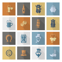 Saint Patricks Day Icon Set
