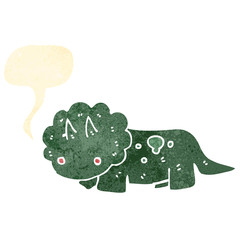 retro cartoon dinosaur