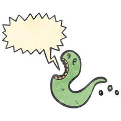 retro cartoon ghost with speech bubble