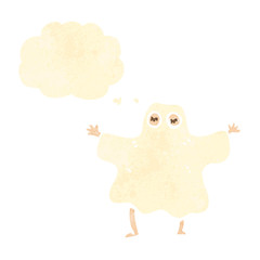 retro cartoon ghost costume