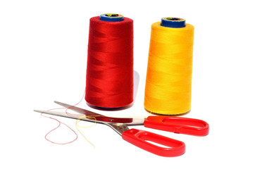 Thread and scissors