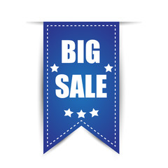 tag big sale with shadow