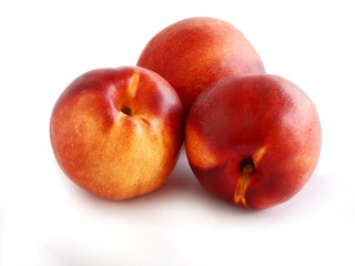purple and yellow peaches
