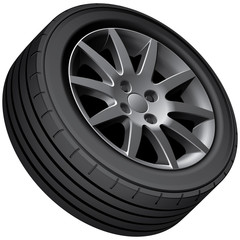 Fototapeta premium Car's wheel