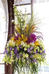 Decoration of wedding flowers