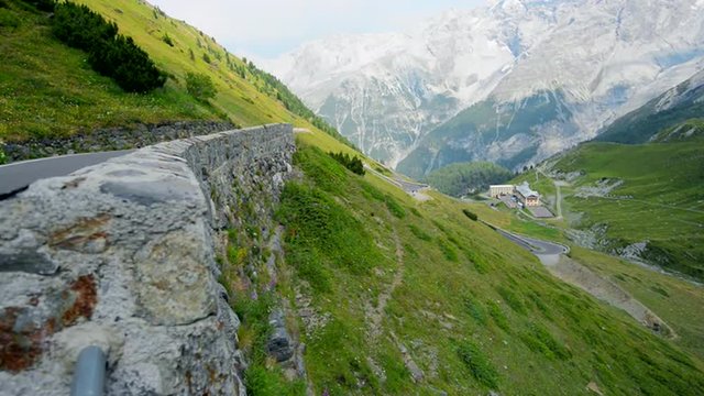 Italian Alps Stelvio Pass. Italy, Europe.