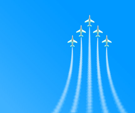 航空ショー　アクロバット1