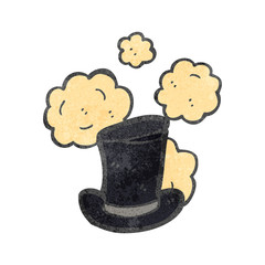 retro cartoon top hat