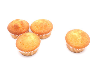 cupcakes on a white background