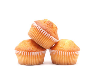 cupcakes on a white background