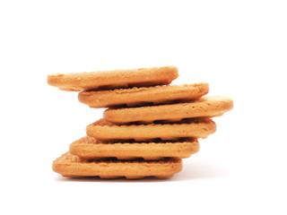 cookies on a white background