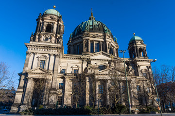 Obraz premium Berlin Cathedral (Berliner Dom) Evangelical neo-renaissance cat