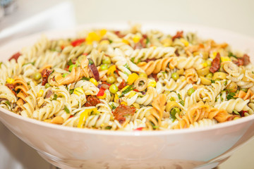 Pasta in a bowl