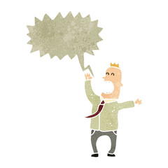 retro cartoon shouting man