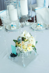 flowers at the wedding