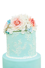 blue candy bar. the holiday table decoration