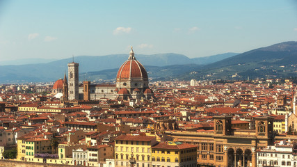 Fototapeta na wymiar Florence city of the art, Italy