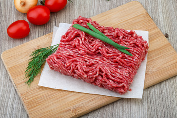 Raw minced meat