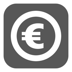 The euro icon. Cash and money, wealth, payment symbol. Flat