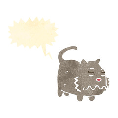 retro cartoon,farting cat