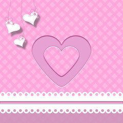 Hearts - Vector Background