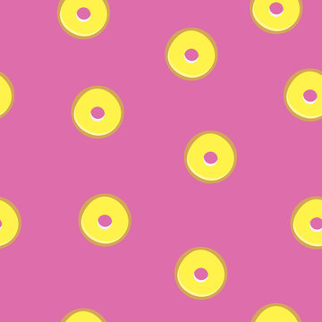 Donuts seamless background.