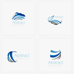 Circle abstract shape logo