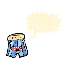  retro cartoon talking pants