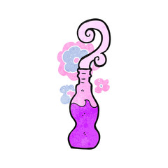 retro cartoon love potion